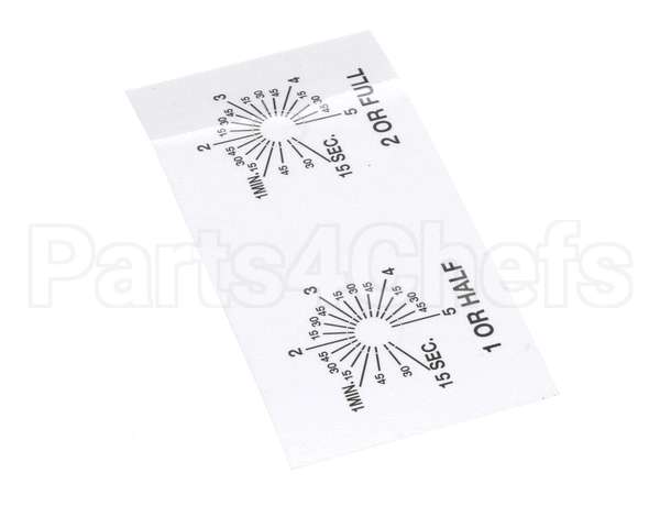 A546-111 Grindmaster Cecilware P-150A Timer Lbldecal