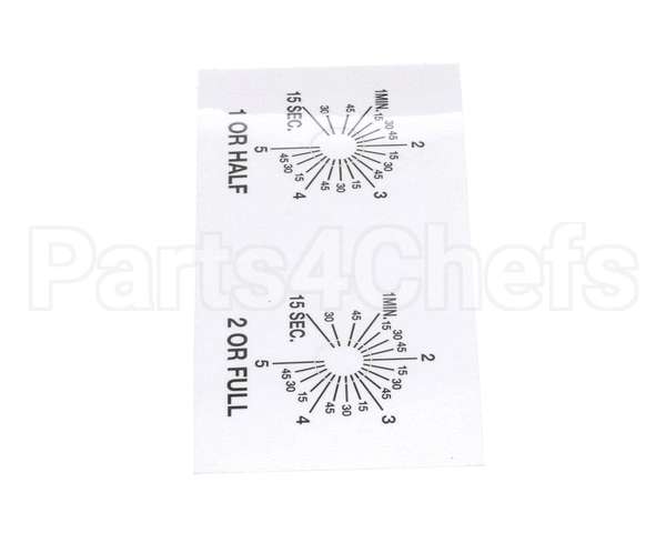 A546-111 Grindmaster Cecilware P-150A Timer Lbldecal