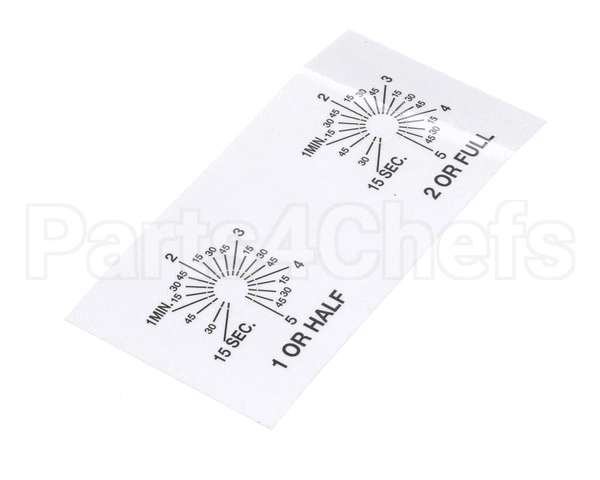 A546-111 Grindmaster Cecilware P-150A Timer Lbldecal