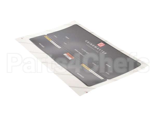 A546-129 Grindmaster Cecilware P-400 Control Panel Overlay Black