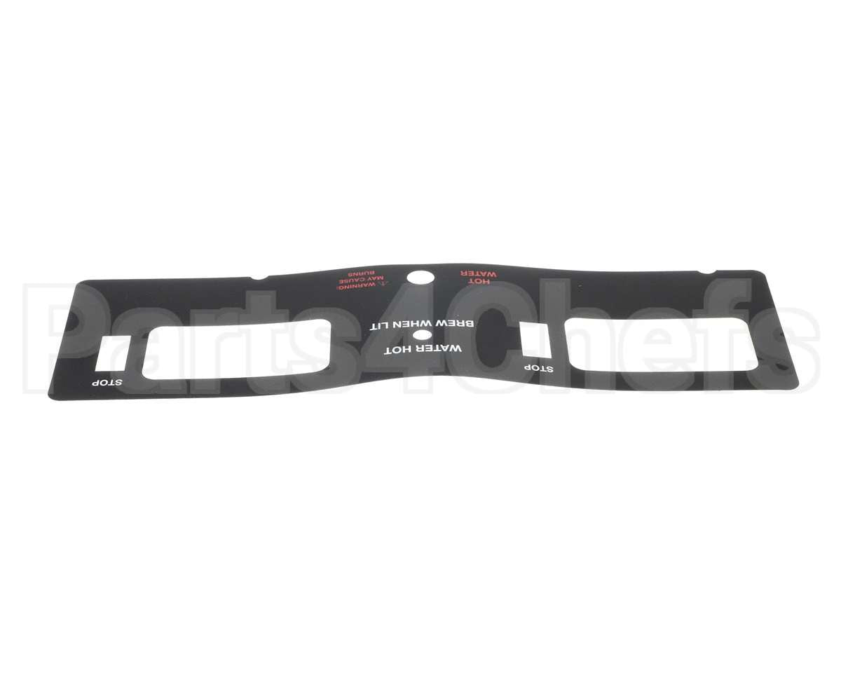 A546-251 Grindmaster Cecilware Decal, Top Panel P400Gnb
