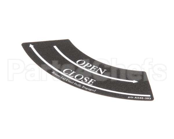 A546-393 Grindmaster Cecilware Decal,Shuttle Lid