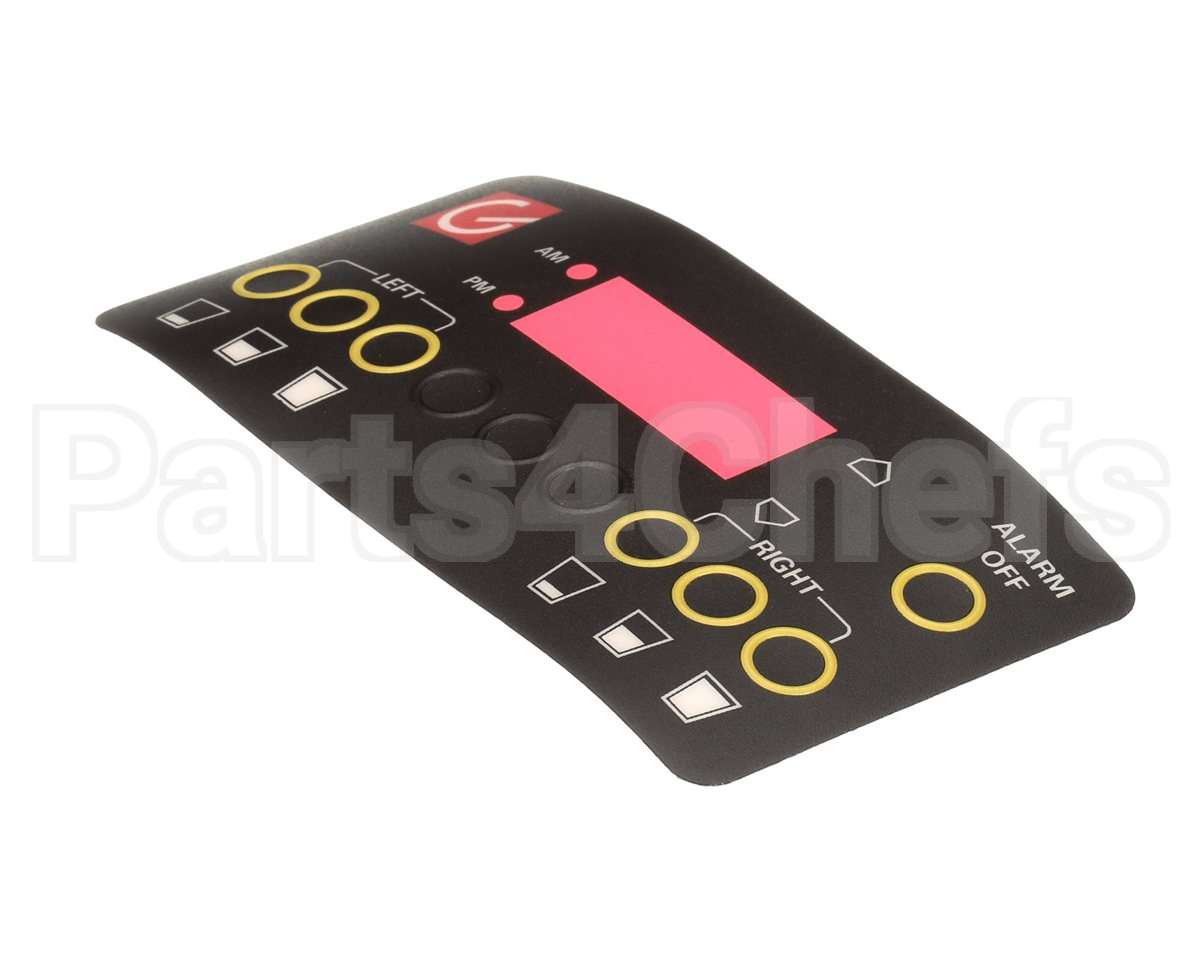 A546-458 Grindmaster Cecilware Decal, Twin Pb Urn Touchpad