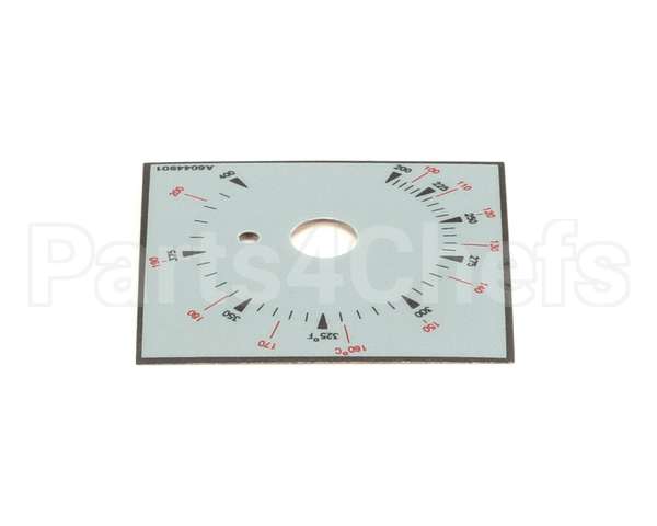 A6044901 Pitco Label,Ovrelay Thermostat Bhd Dr 7,14,18