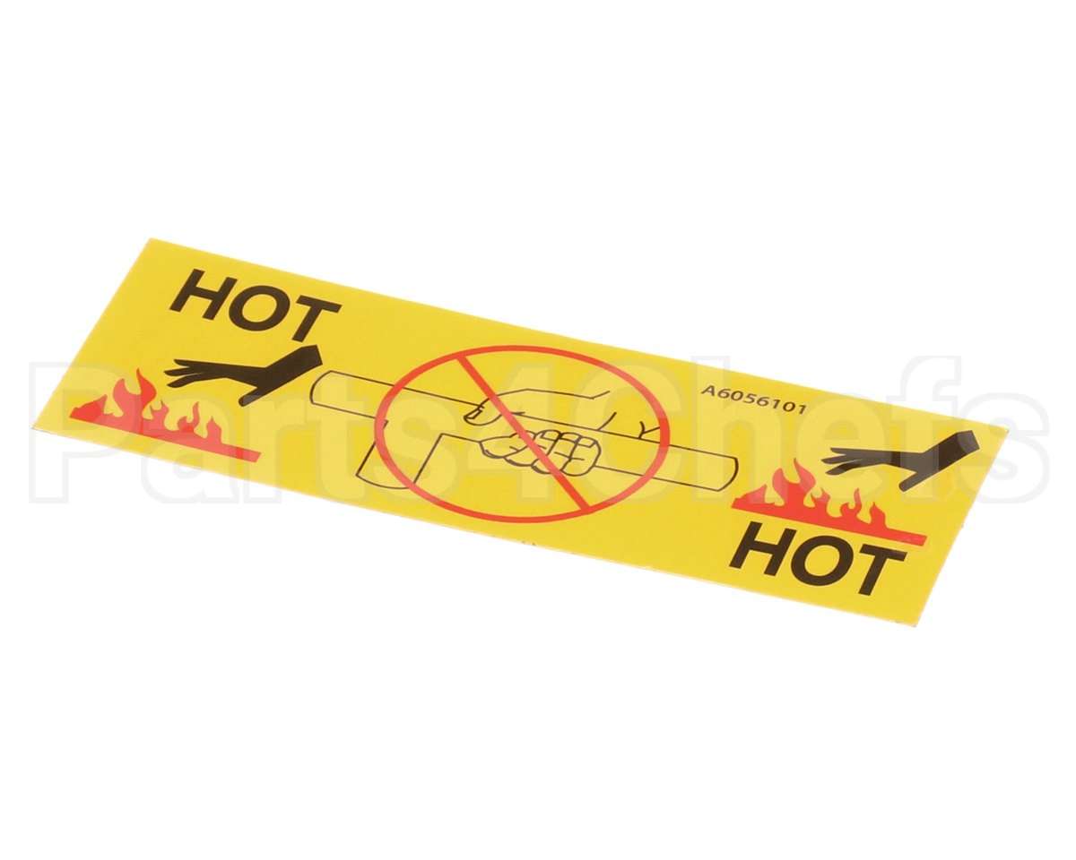A6056101 Pitco Lbl,Caution Hot Drain