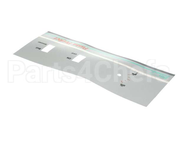 A6067201 Pitco Label,Ovrly Bezel Pg14D Man W/Fi