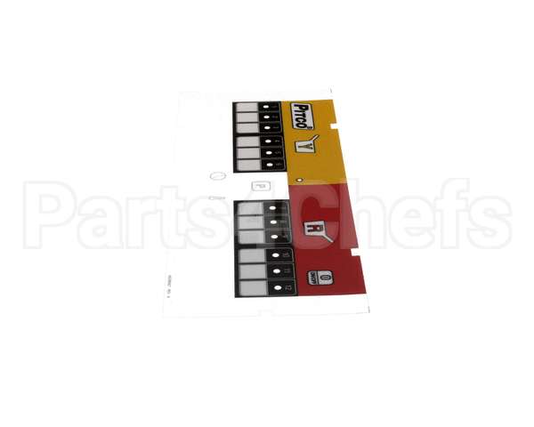 A6096501 Pitco Label,Ovrelay 2 Zn Blank