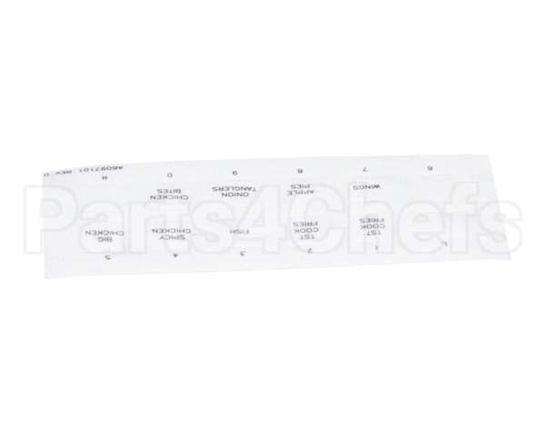 A6097101 Pitco Label,Ssh60W Left Hand Cook