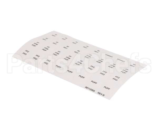 A6112303 Pitco Label,Swenson Ssh60W Left/Righ