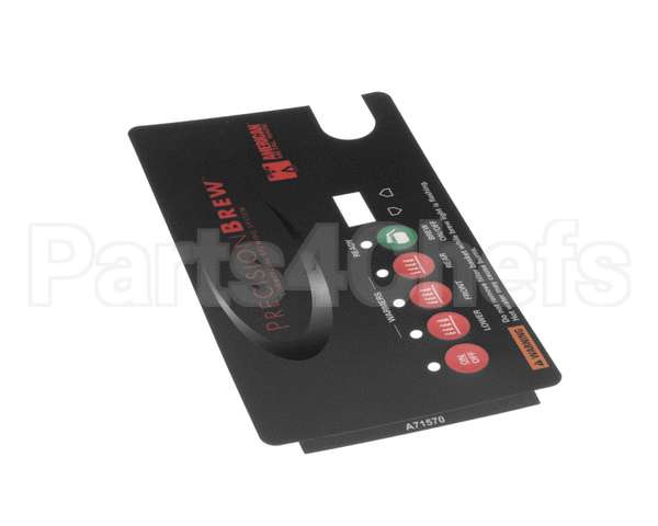 A71570 Grindmaster Cecilware Decal T-Pad B-3 Series