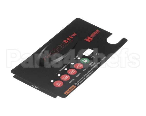 A71570 Grindmaster Cecilware Decal T-Pad B-3 Series