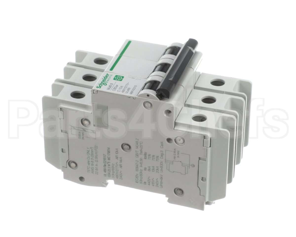 AA-P1192A Bakers Pride Circuit Breaker; 3P;10A [Ep-2-