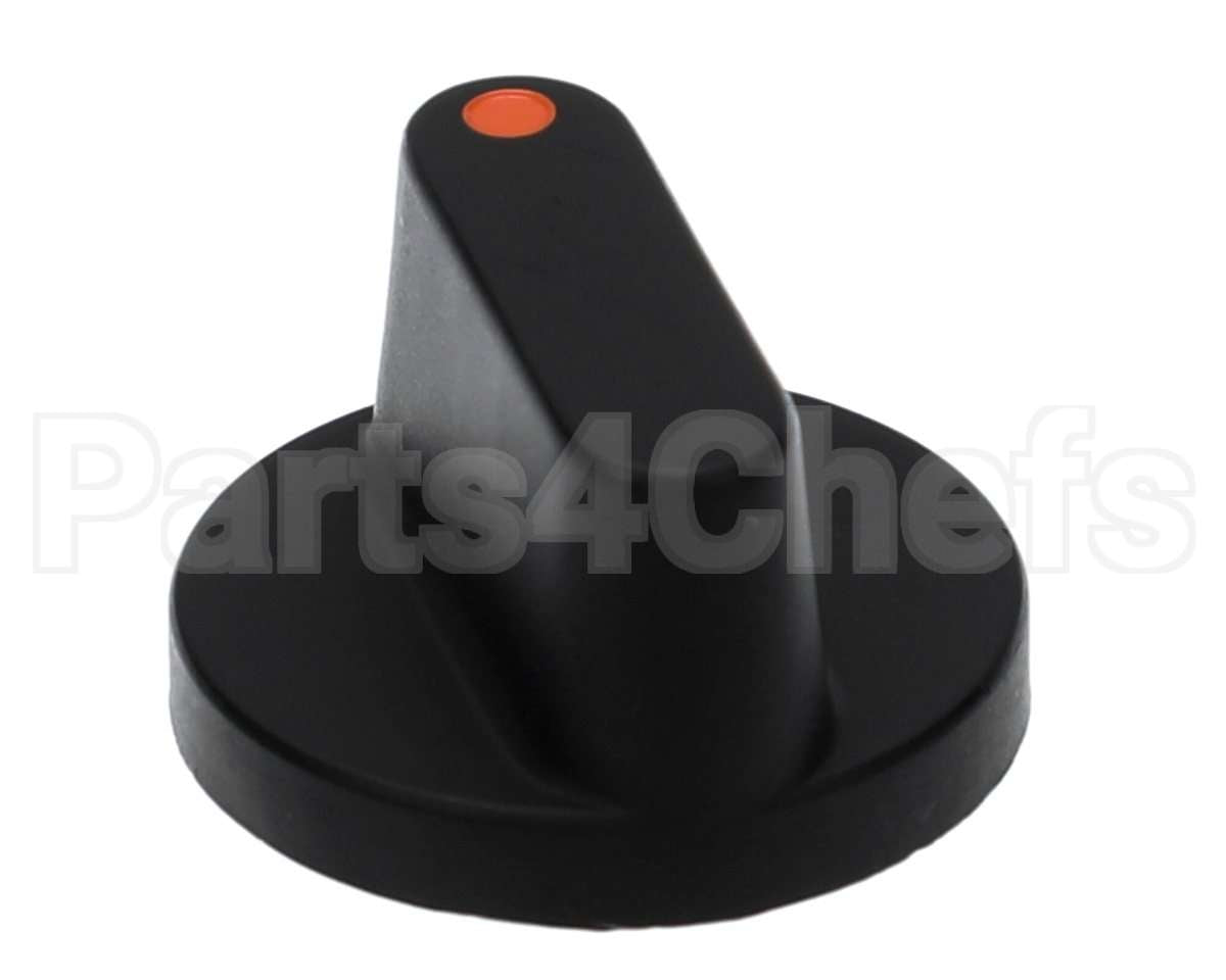 AS-340262 Apw Wyott Knob,Timer Black W/Orange Dot