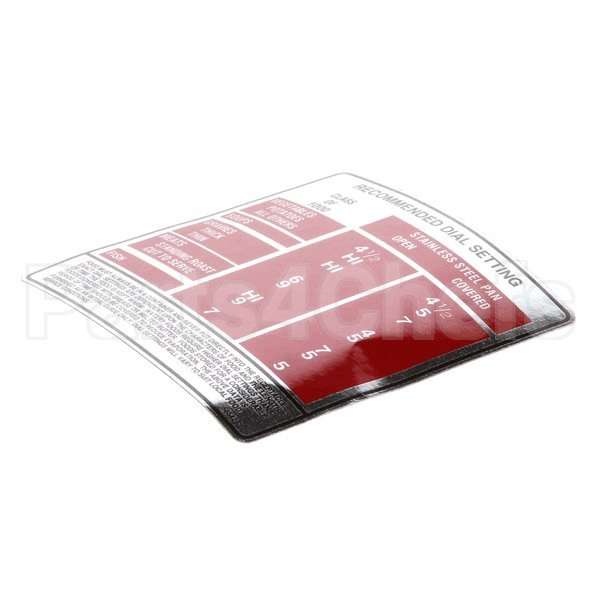 AS-56542 Compatible Apw Plate, Dial-Wells