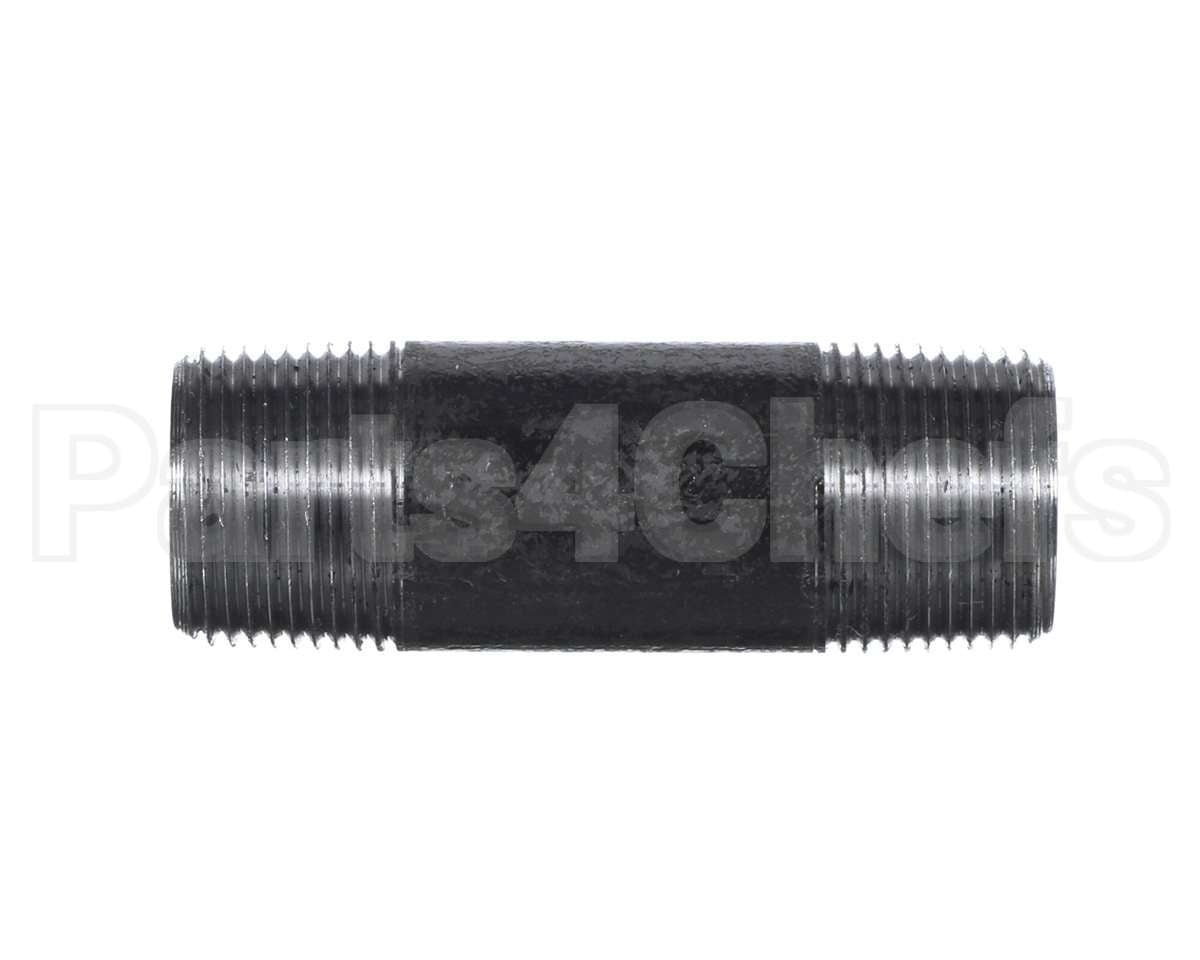 AS-N5218P Bakers Pride Nipple 3/4 X 3 Blk Pipe