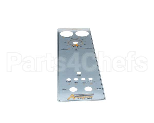 AT1L-2804-2 Accutemp 6 Pan Control Overlay, 100 Series