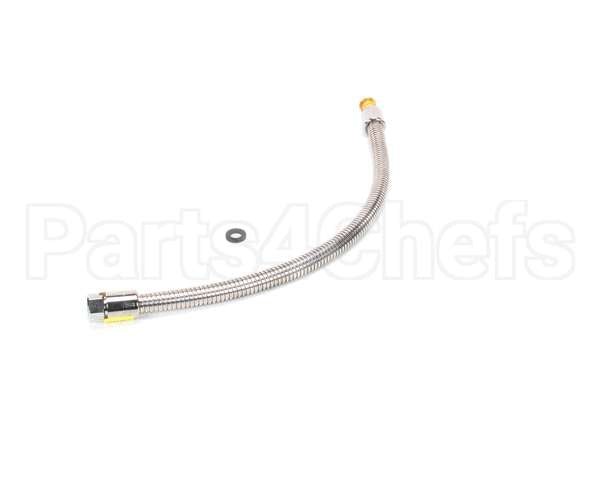 B-0026-H2A T&S Brass Hose, 26 Flexible Stainless Steel, Less