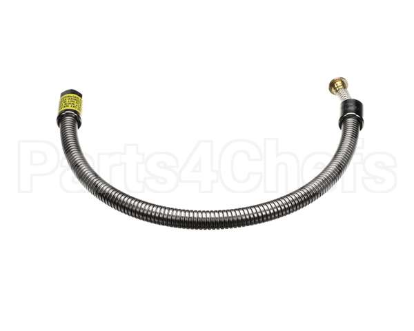B-0028-H2A T&S Brass Hose, 28 Flexible Stainless Steel, Less