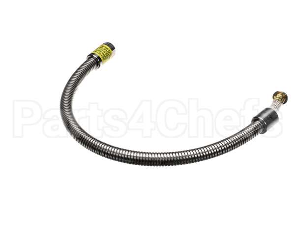 B-0028-H2A T&S Brass Hose, 28 Flexible Stainless Steel, Less