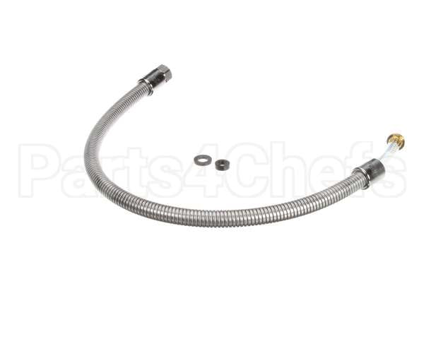 B-0032-H2A T&S Brass Hose, 32 Flexible Stainless Steel, Less