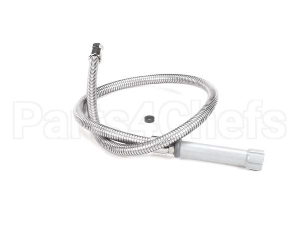 B-0050-H T&S Brass Hose, 50 Flexible Stainless Steel (Gray