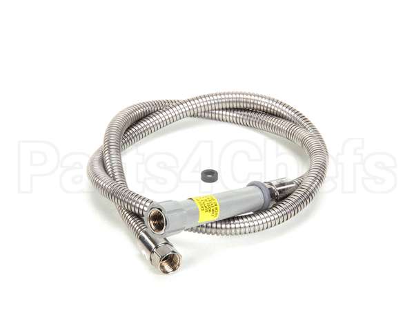 B-0056-H T&S Brass Hose, 56 Flexible Stainless Steel (Gray