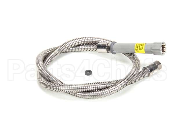B-0056-H T&S Brass Hose, 56 Flexible Stainless Steel (Gray
