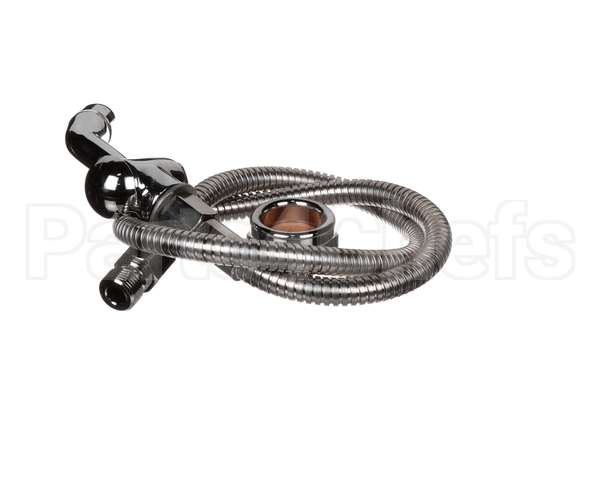 B-0101-BKF T&S Brass Push Button Spray Valve, 36 Stainless Fl