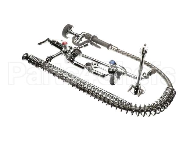 B-0133-12-CR-B T&S Brass Pre-Rinse Unit W/ Ceramas & Wall Bracket