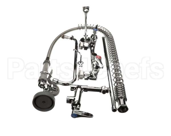 B-0133-12-CR-B T&S Brass Pre-Rinse Unit W/ Ceramas & Wall Bracket