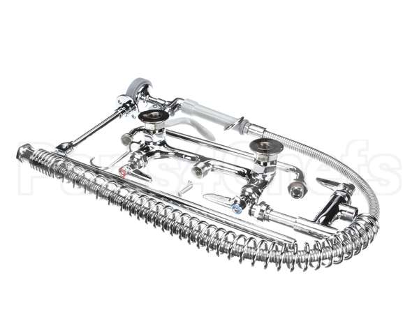 B-0133-ADF12-B T&S Brass Easyinstall Pre-Rinse Unit: Spring Actio