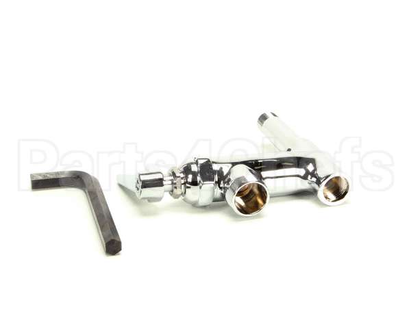 B-0155-LN T&S Brass Add-On Faucet W/ Lever Handle, Less Nozz