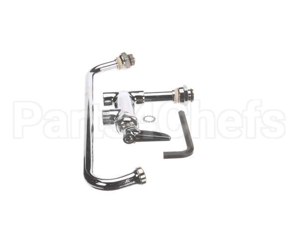 B-0156-EZ T&S Brass Easyinstall Add-On Faucet, 12 Nozzle, Le