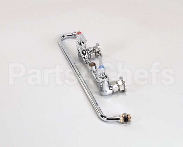 B-0230 T&S Brass Double Pantry Faucet, Wall Mount, 8 Cent