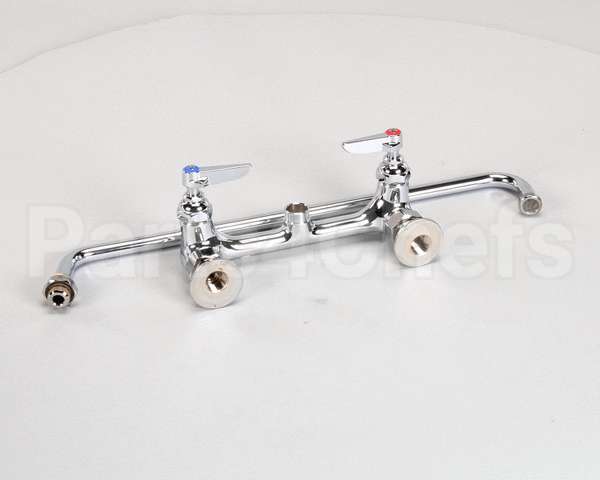 B-0230 T&S Brass Double Pantry Faucet, Wall Mount, 8 Cent