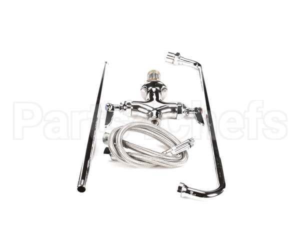 B-0270 T&S Brass Double Pantry Faucet Single Hole Base