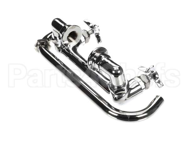 B-0293 T&S Brass Big-Flo Mixing Faucet, 8 Deck Mount, 12