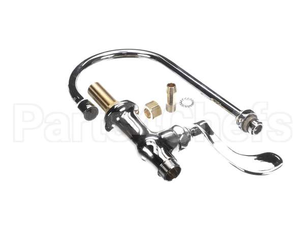 B-0308-04 T&S Brass Single Pantry Faucet, Deck Mount, Swivel