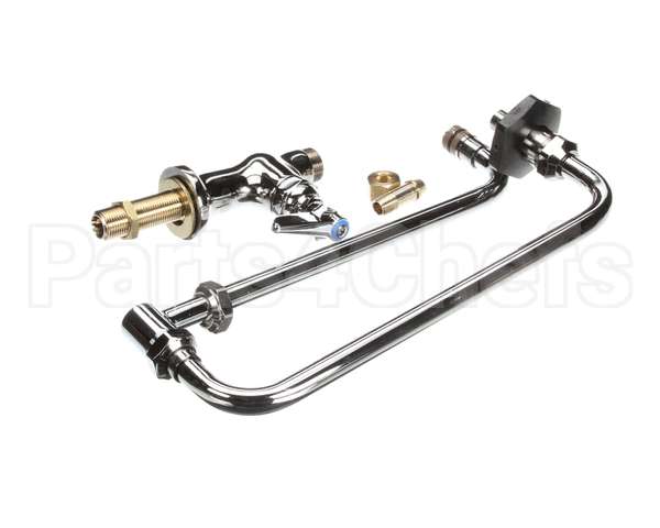 B-0591 T&S Brass Pot Filler, Deck Mount, Single Temp, 24