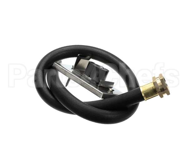 B-0654 T&S Brass Hose Hanger, Stainless Steel, Spring-Loa