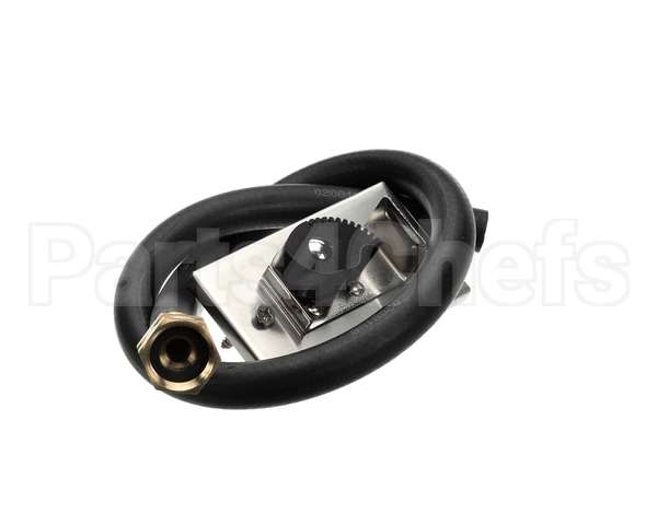 B-0654 T&S Brass Hose Hanger, Stainless Steel, Spring-Loa