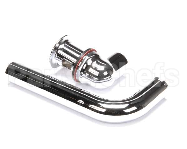 B-0898-OF T&S Brass Grid Drain Assembly, Offset, Polished Ch
