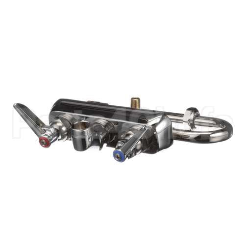 B-1115-132X T&S Brass Workboard Faucet, Wall Mount, 4 Centers,