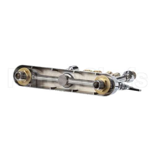 B-1120 T&S Brass Workboard Faucet, Deck Mount, 8 Centers,