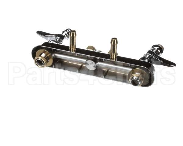 B-1121 T&S Brass Workboard Faucet, Deck Mount, 8 Centers,