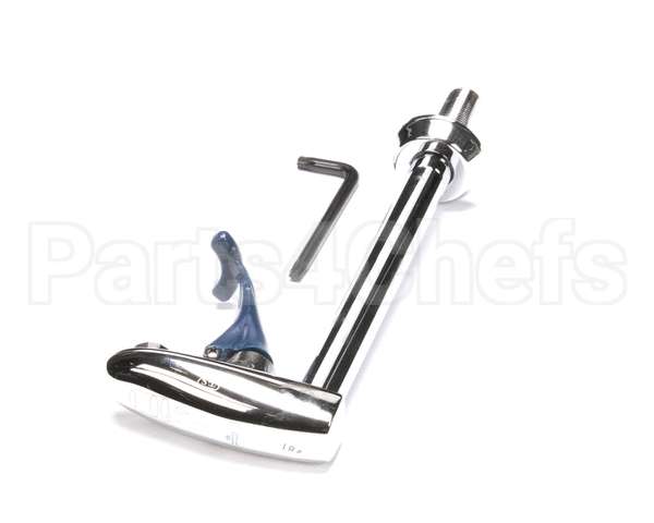 B-1210 T&S Brass Glass Filler, 8 Deck Mount Pedestal, 1/2