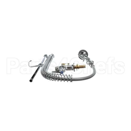 B-2285 T&S Brass Pre-Rinse, Spring Action, Deck Mount, Si