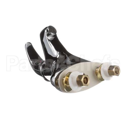 B-2711 T&S Brass Single Lever Faucet, 4 Centerset, 4 Hand