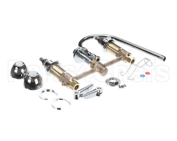 B-2850 T&S Brass Lav Faucet Concealed Bdy 8 Centers Qt