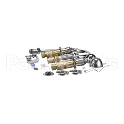 B-2866-05 T&S Brass Medical Faucet, 8 Centers, Swivel/Rigid